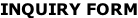 INQUIRY FORM